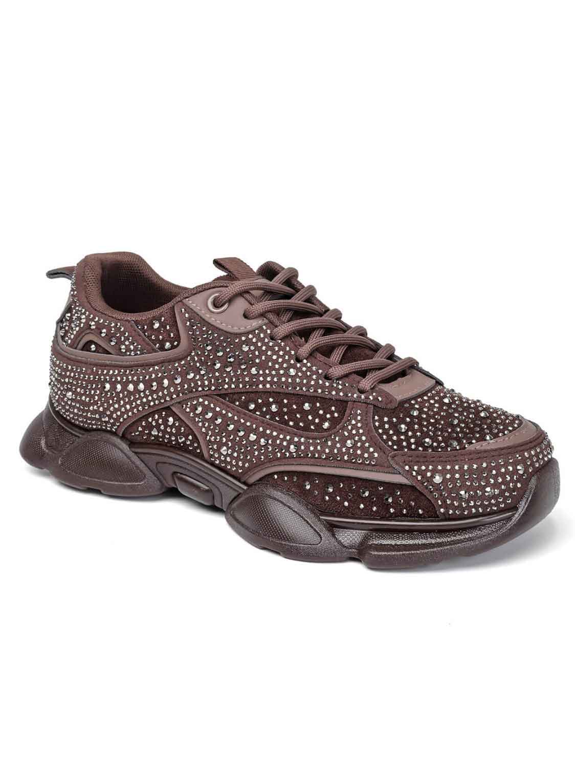 Matilda - Flotte sneakers dekoreret med funklende similisten